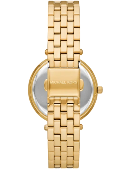 Michael Kors Mens 33 mm Darci Gold Dial Stainless Steel Analog Watch - MK4673 - Kamal Watch Company