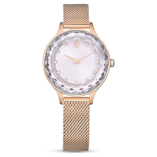 Octea Nova watch Swiss Made, Metal bracelet, Rose gold tone, Rose gold-tone finish - Kamal Watch Company