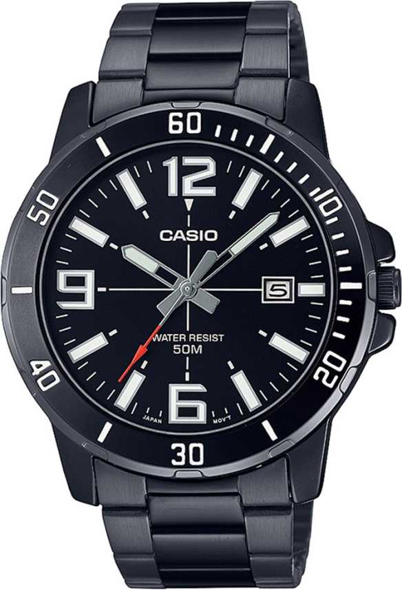 Casio Enticer Men Black Analog - Men'S Watch A1979