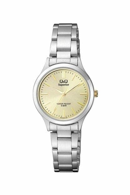 Q&Q Women Gold-Toned Analogue Watch S279J200Y