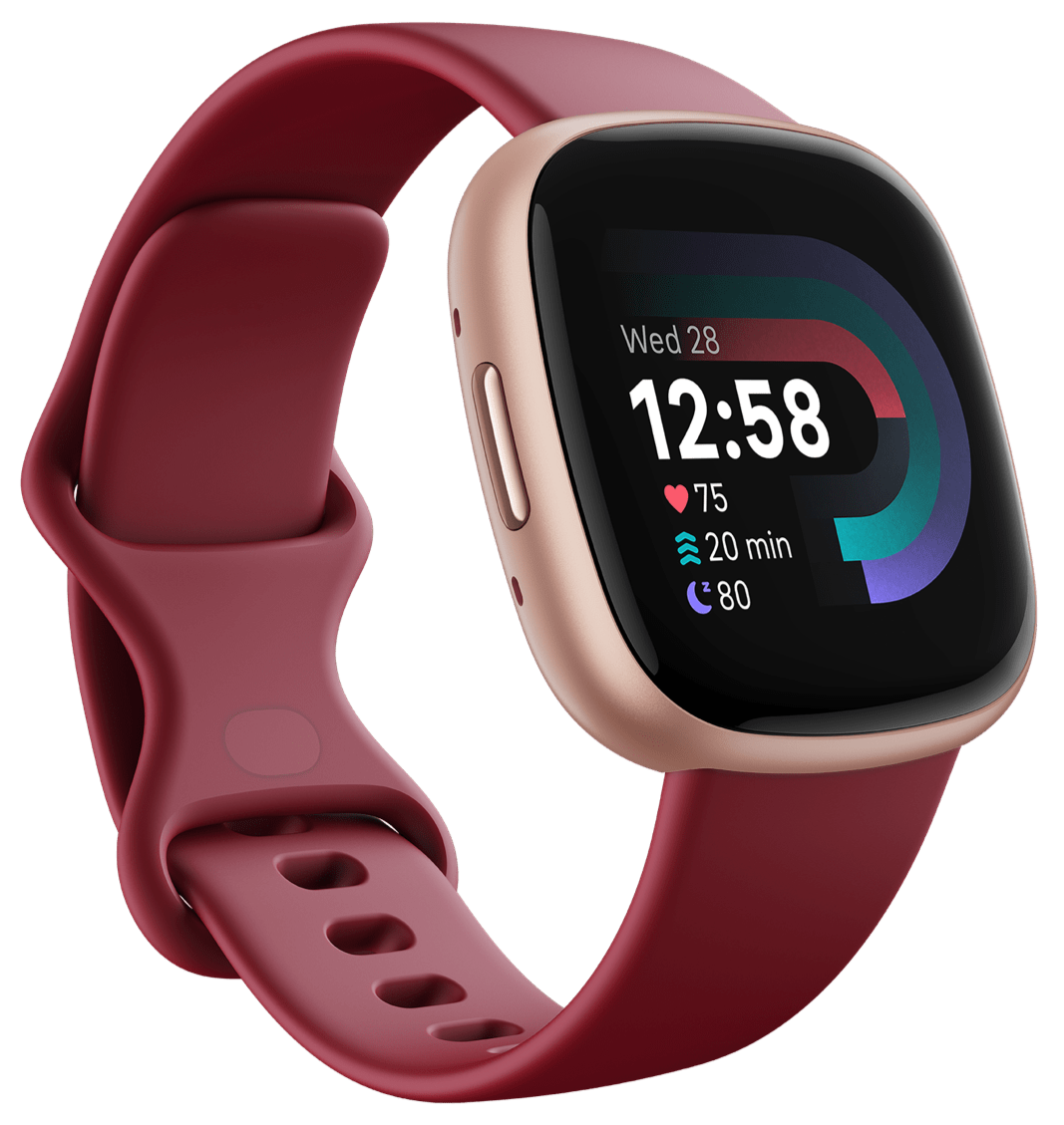 Fitbit Versa 4 Beet Juice/ Copper Rose Aluminium FB523RGRD-FRCJK - Kamal Watch Company