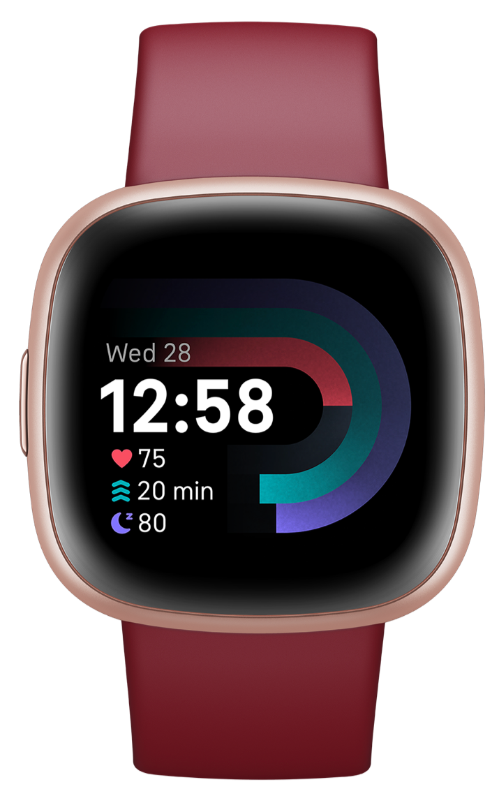 Fitbit Versa 4 Beet Juice/ Copper Rose Aluminium FB523RGRD-FRCJK - Kamal Watch Company