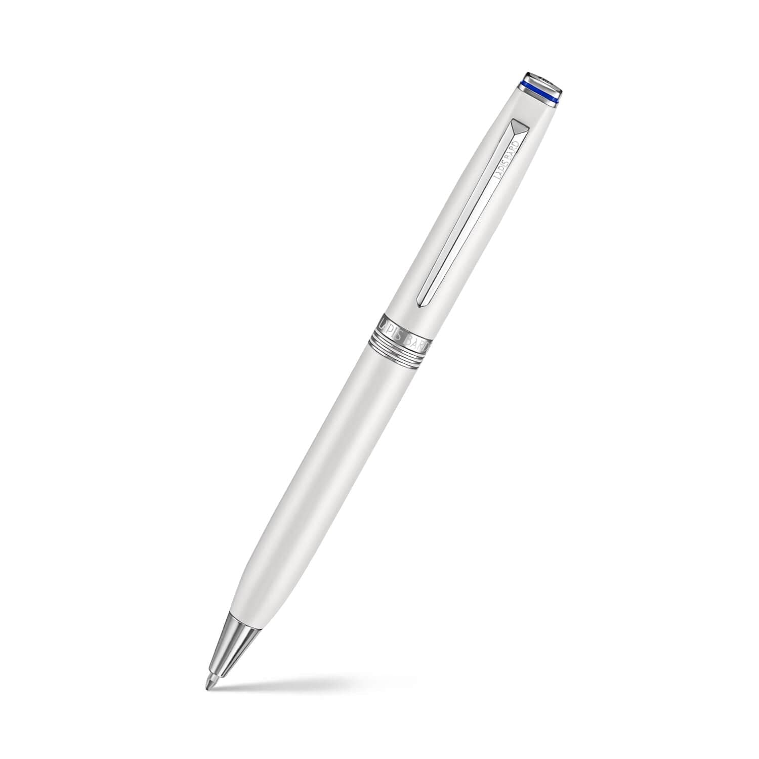 LAPIS BARD Contemporary Special Edition Ballpoint Pen - Pearl with Chrome Trim WP22908