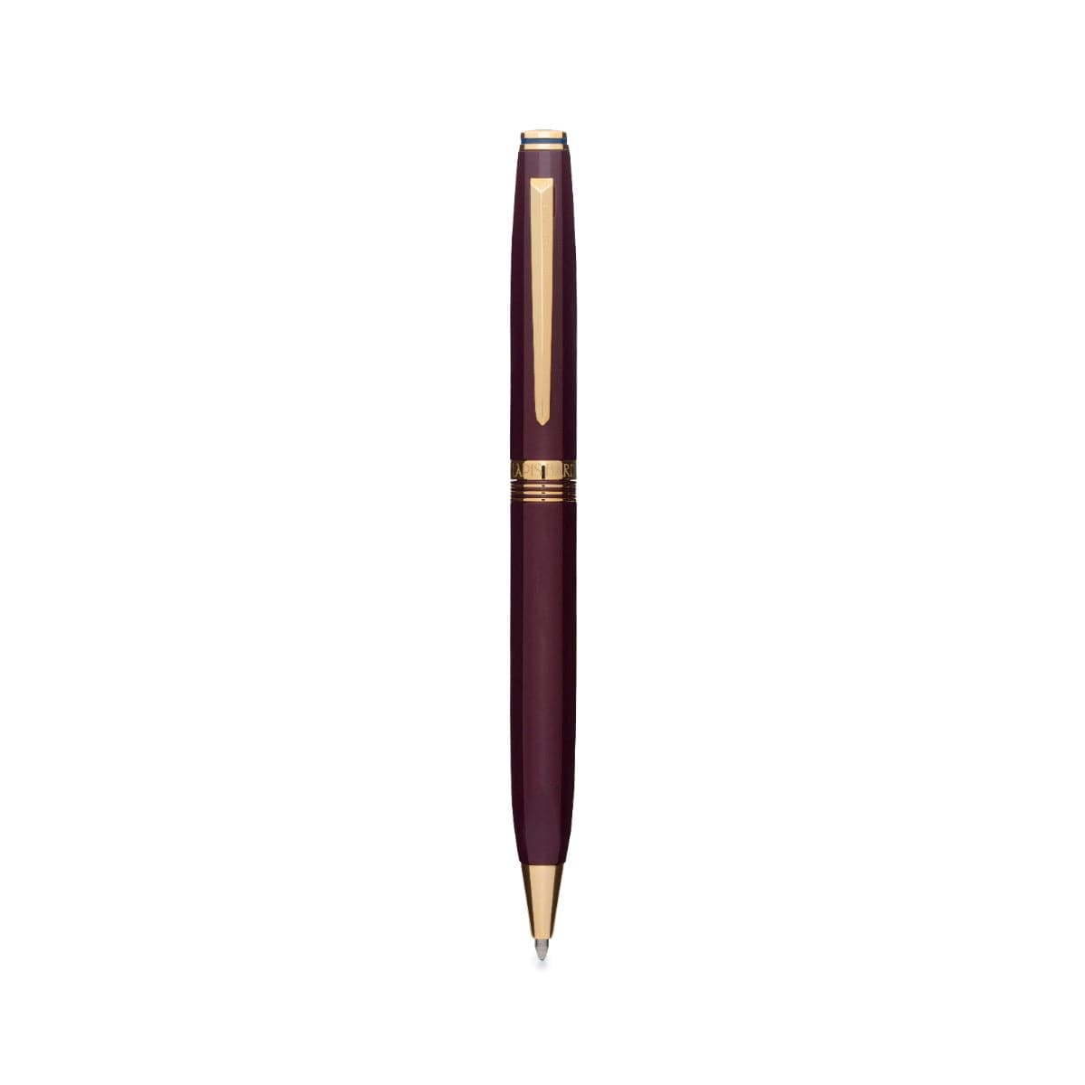 LAPIS BARD Contemporary Bordeaux Ballpoint Pen – Gold Trims WP32628 - Kamal Watch Company