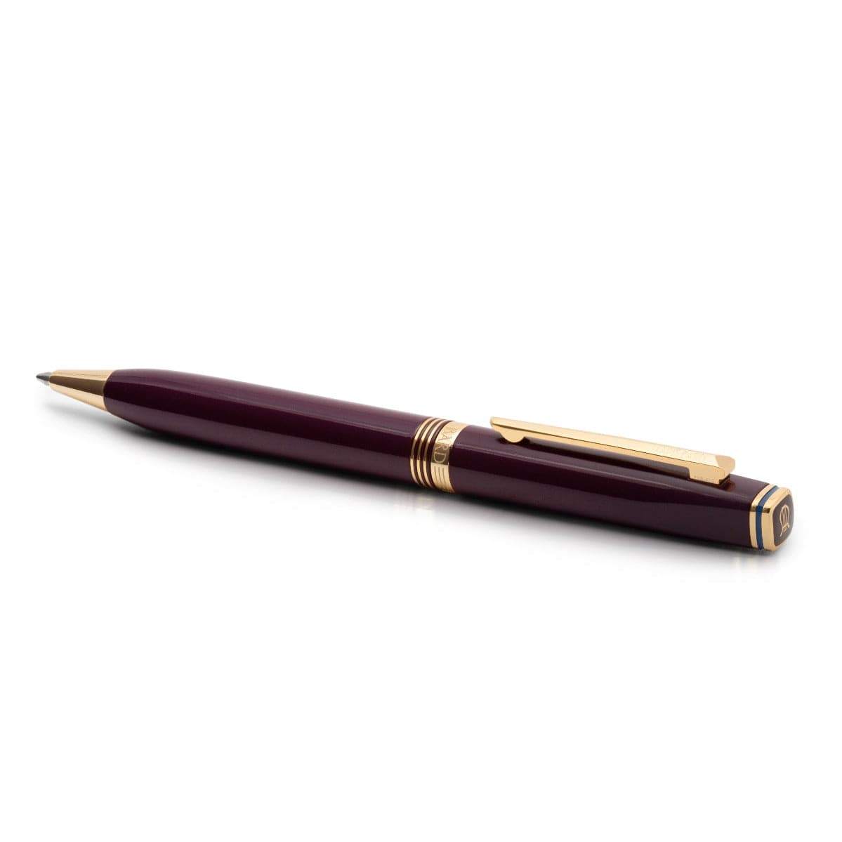 LAPIS BARD Contemporary Bordeaux Ballpoint Pen – Gold Trims WP32628